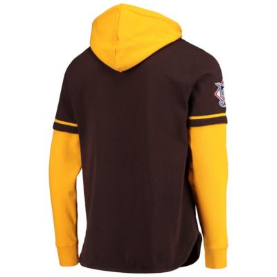 MLB Brown/Gold San Diego Padres Shortstop Pullover Hoodie