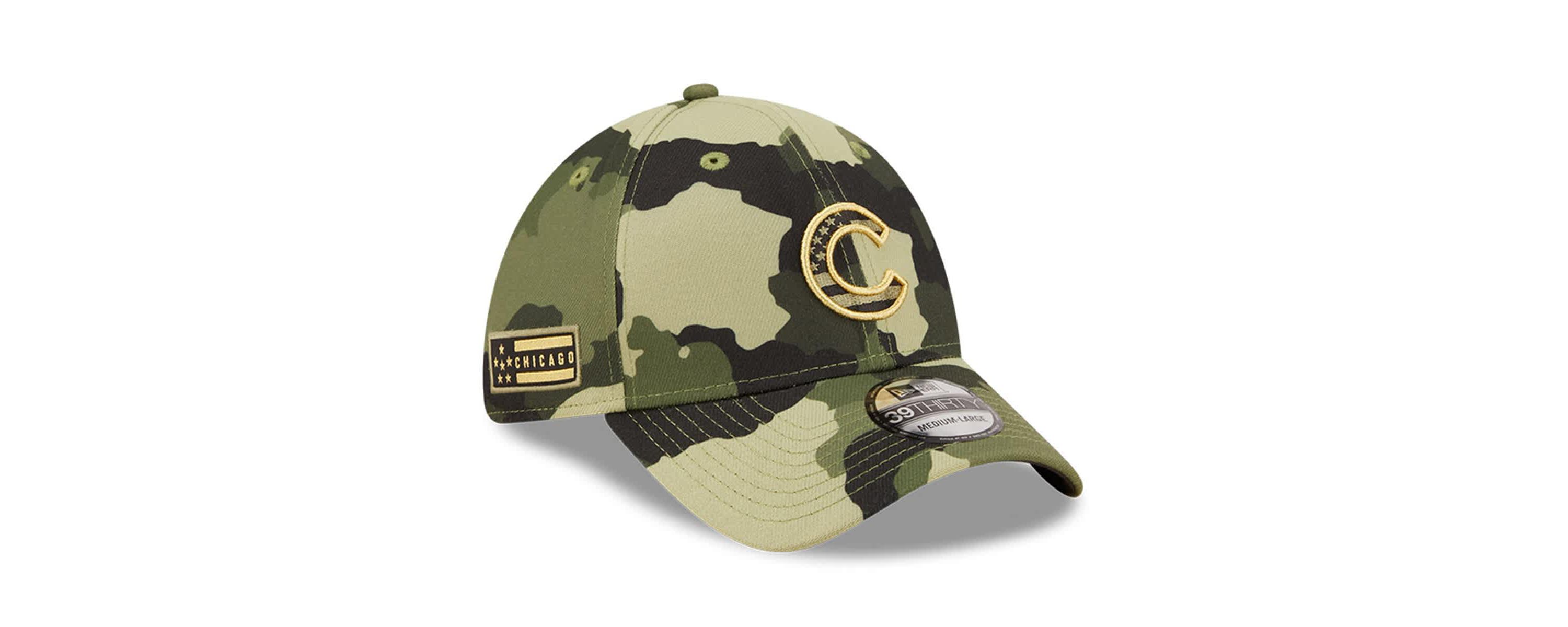 MLB Chicago Cubs 2022 Armed Forces Day 39THIRTY Flex Hat