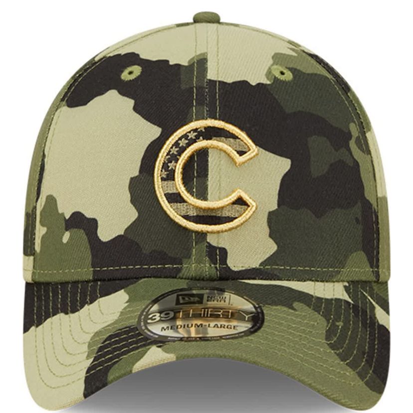 MLB Chicago Cubs 2022 Armed Forces Day 39THIRTY Flex Hat