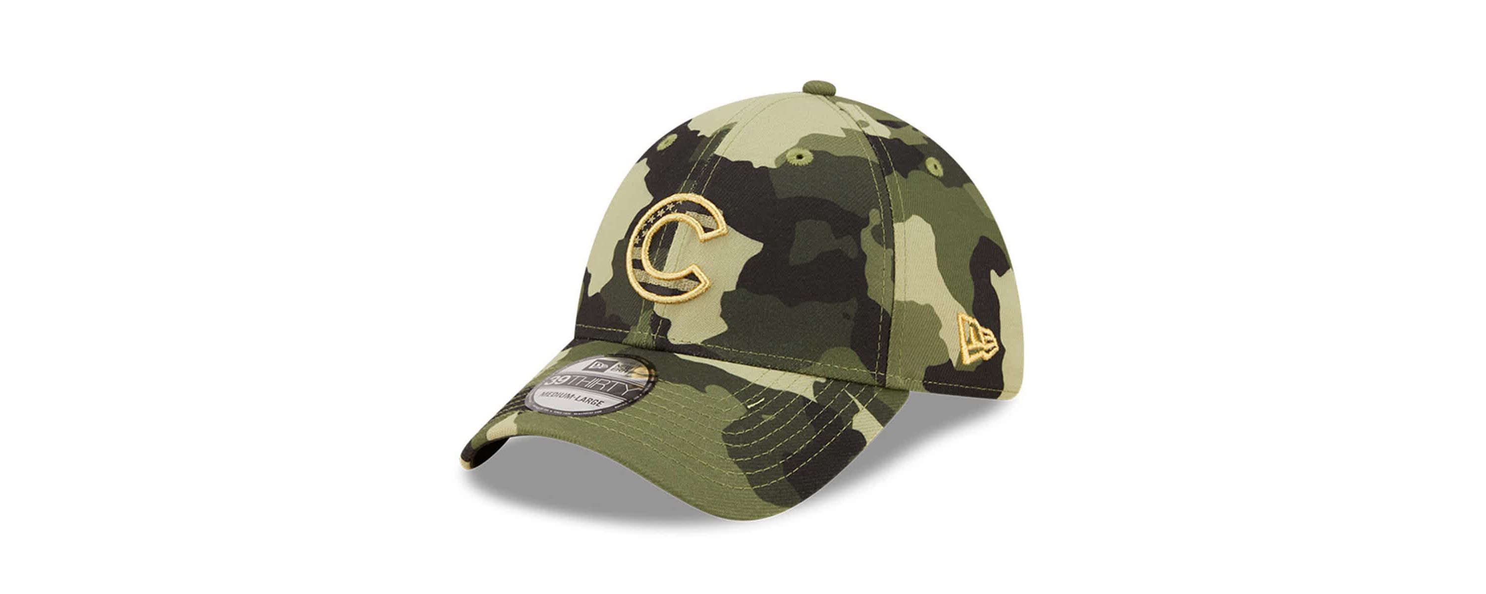 MLB Chicago Cubs 2022 Armed Forces Day 39THIRTY Flex Hat
