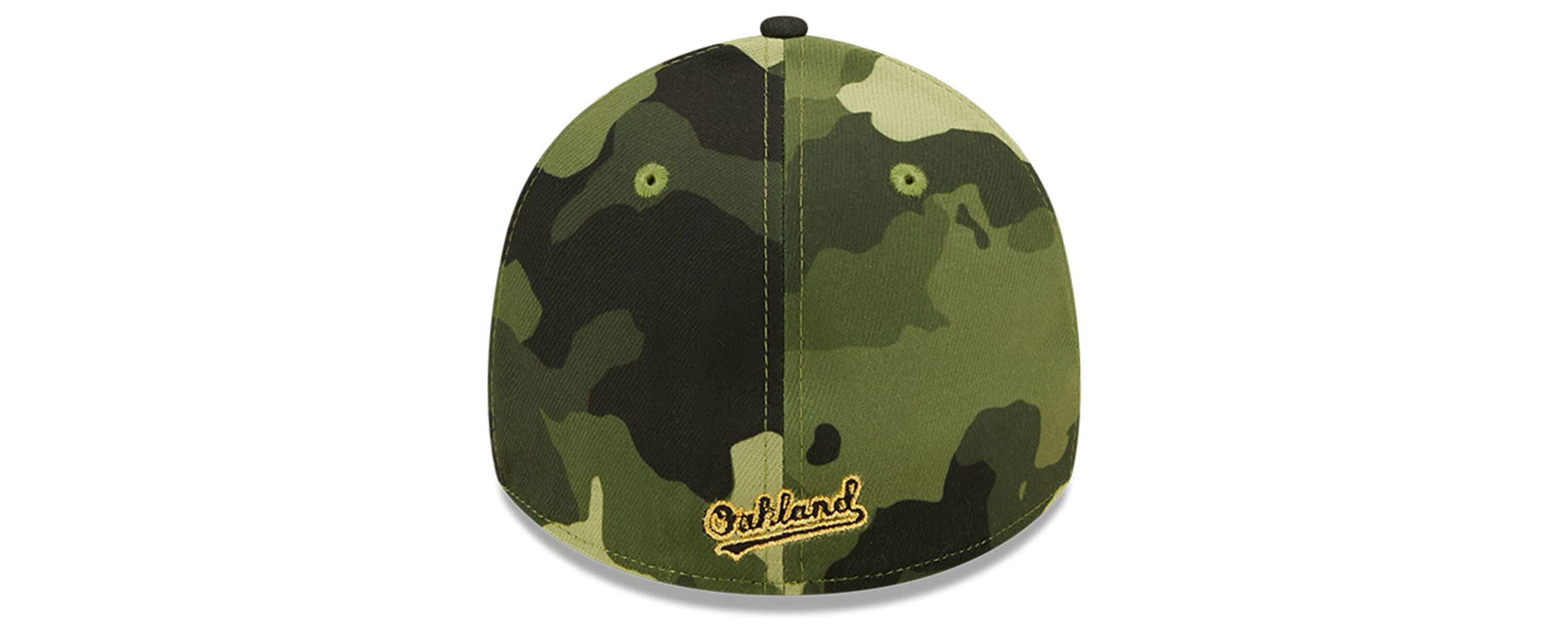 Cooperstown Teams Oakland Athletics 2022 Armed Forces Day 39THIRTY Flex Hat