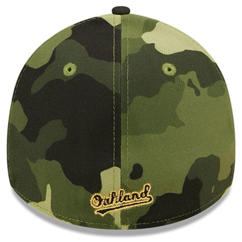 Cooperstown Teams Oakland Athletics 2022 Armed Forces Day 39THIRTY Flex Hat