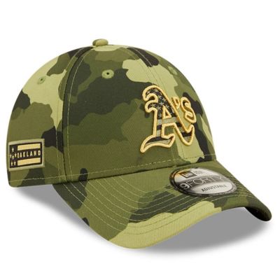 MLB Oakland Athletics 2022 Armed Forces Day 9FORTY Snapback Adjustable Hat