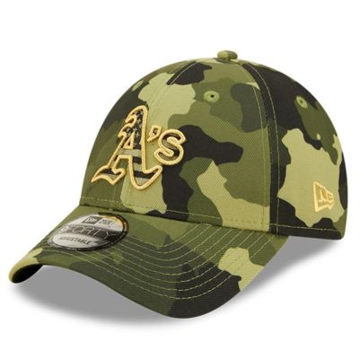 MLB Oakland Athletics 2022 Armed Forces Day 9FORTY Snapback Adjustable Hat