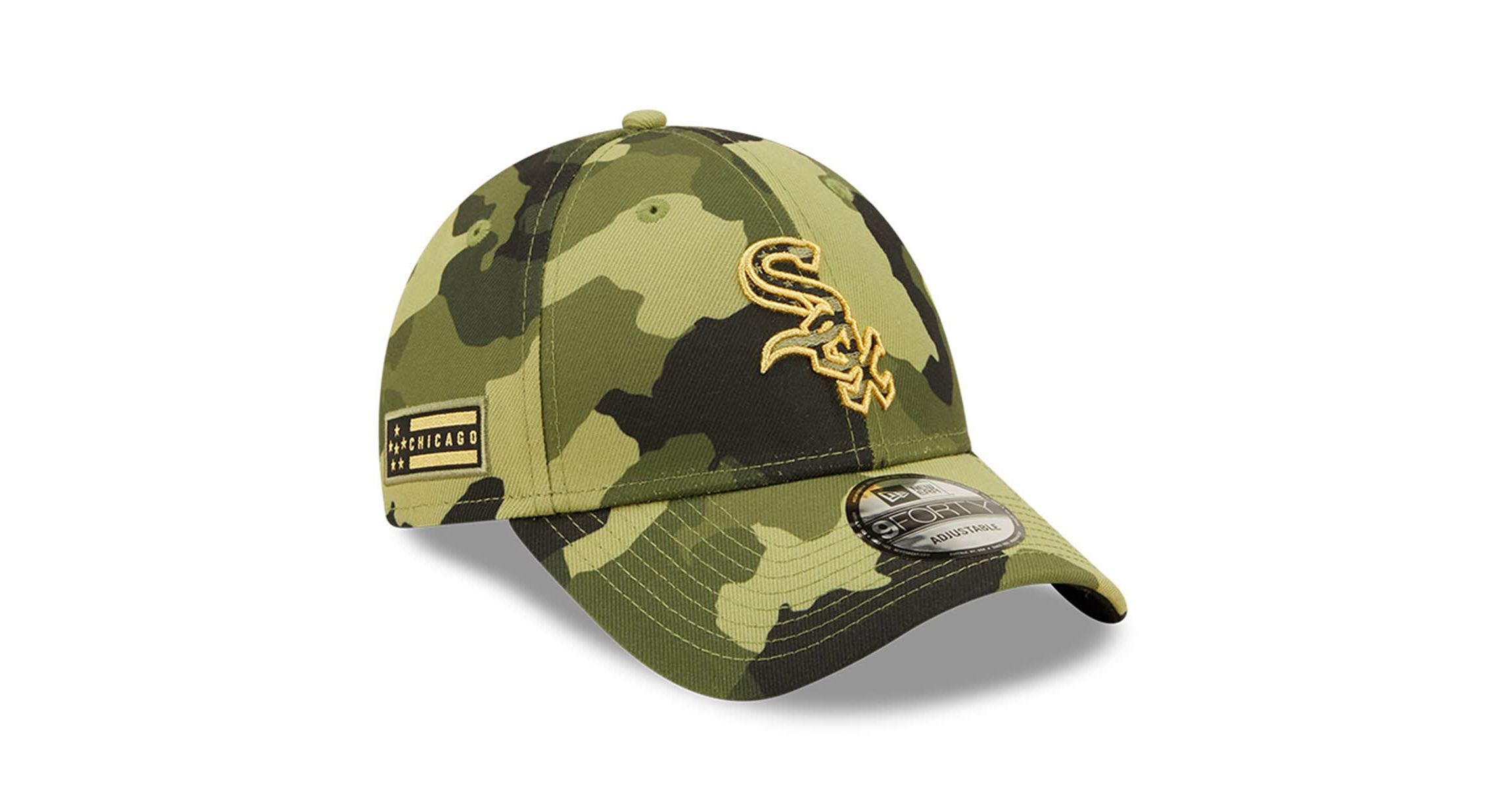 Chicago White Sox MLB Chicago Sox 2022 Armed Forces Day 9FORTY Snapback Adjustable Hat
