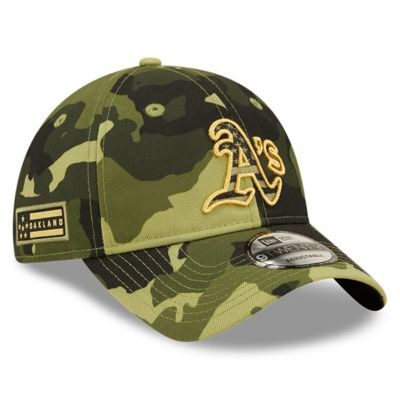 MLB Oakland Athletics 2022 Armed Forces Day 9TWENTY Adjustable Hat