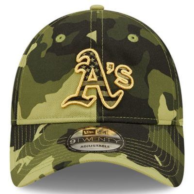 MLB Oakland Athletics 2022 Armed Forces Day 9TWENTY Adjustable Hat