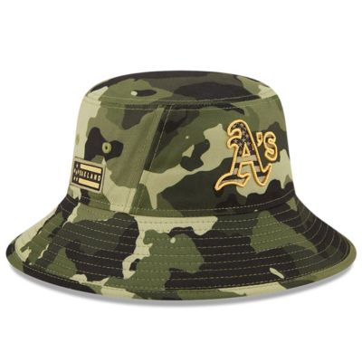 MLB Oakland Athletics 2022 Armed Forces Day Bucket Hat