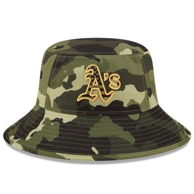 MLB Oakland Athletics 2022 Armed Forces Day Bucket Hat