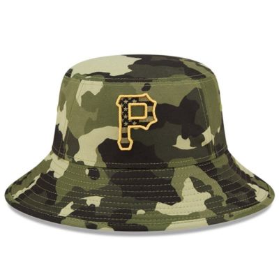 MLB Pittsburgh Pirates 2022 Armed Forces Day Bucket Hat