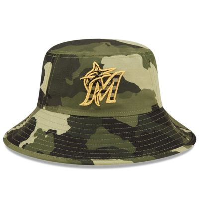 MLB Miami Marlins 2022 Armed Forces Day Bucket Hat