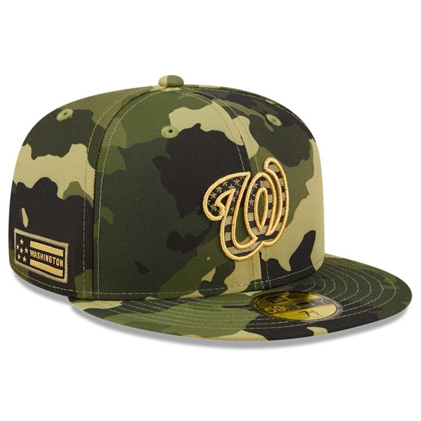 MLB Washington Nationals 2022 Armed Forces Day On-Field 59FIFTY Fitted Hat