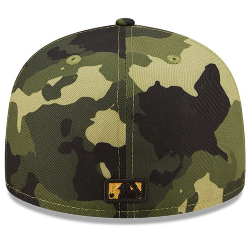 Cooperstown Teams Oakland Athletics 2022 Armed Forces Day On-Field 59FIFTY Fitted Hat