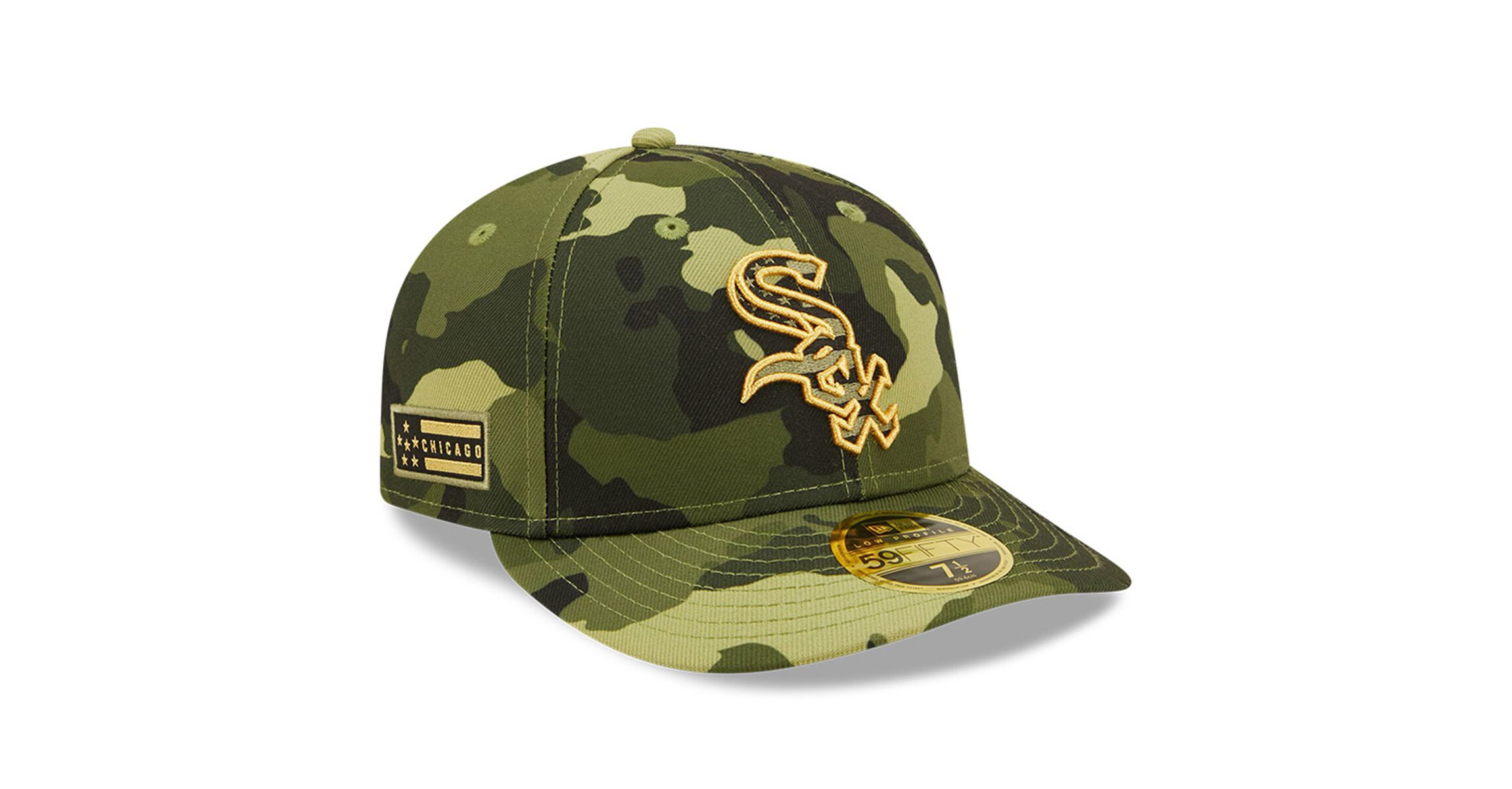 Chicago White Sox MLB Chicago Sox 2022 Armed Forces Day On-Field Low 59FIFTY