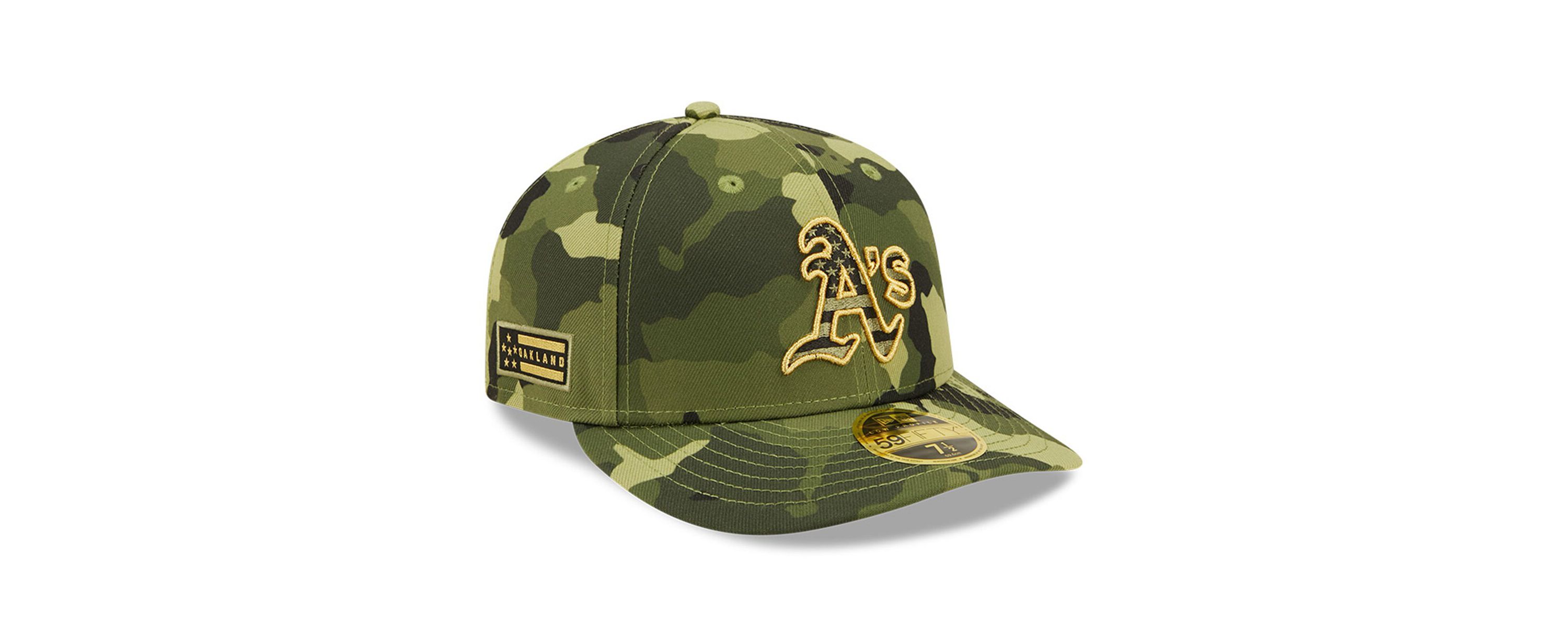 Cooperstown Teams Oakland Athletics 2022 Armed Forces Day On-Field Low 59FIFTY
