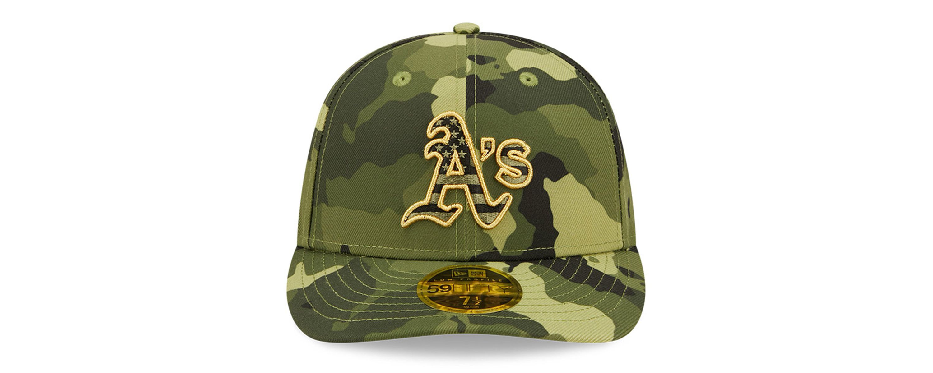 Cooperstown Teams Oakland Athletics 2022 Armed Forces Day On-Field Low 59FIFTY