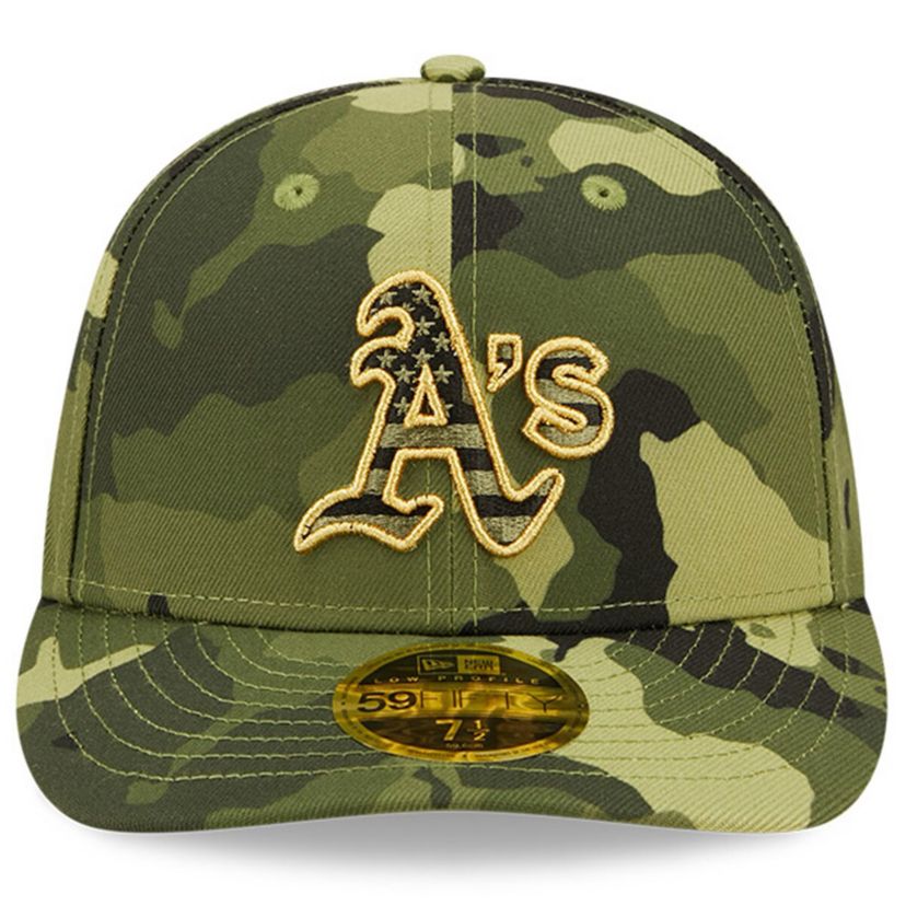 Cooperstown Teams Oakland Athletics 2022 Armed Forces Day On-Field Low 59FIFTY