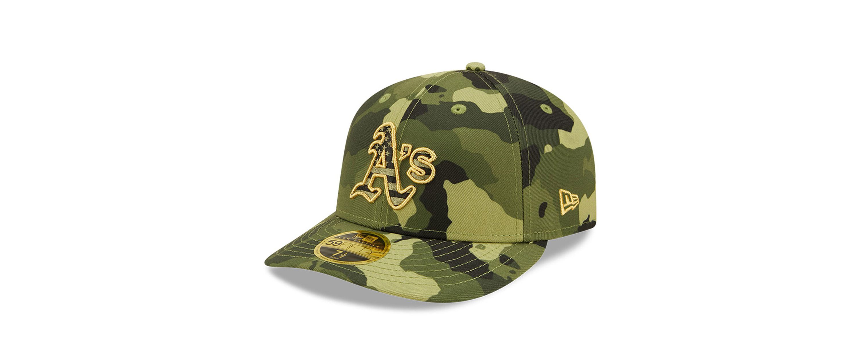 Cooperstown Teams Oakland Athletics 2022 Armed Forces Day On-Field Low 59FIFTY