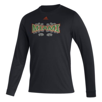 Miami (FL) Hurricanes NCAA Touchdown Ring Creator Long Sleeve T-Shirt