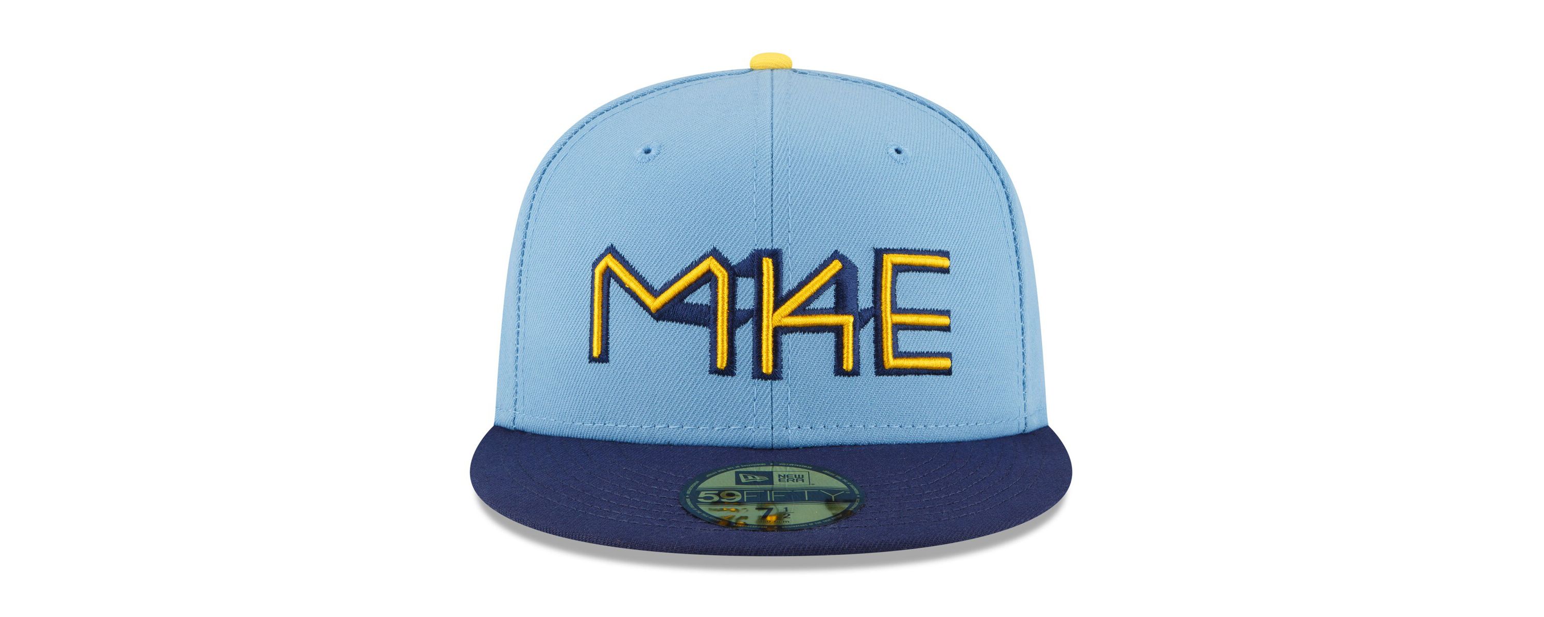 MLB Powder Milwaukee Brewers 2022 City Connect 59FIFTY Fitted Hat