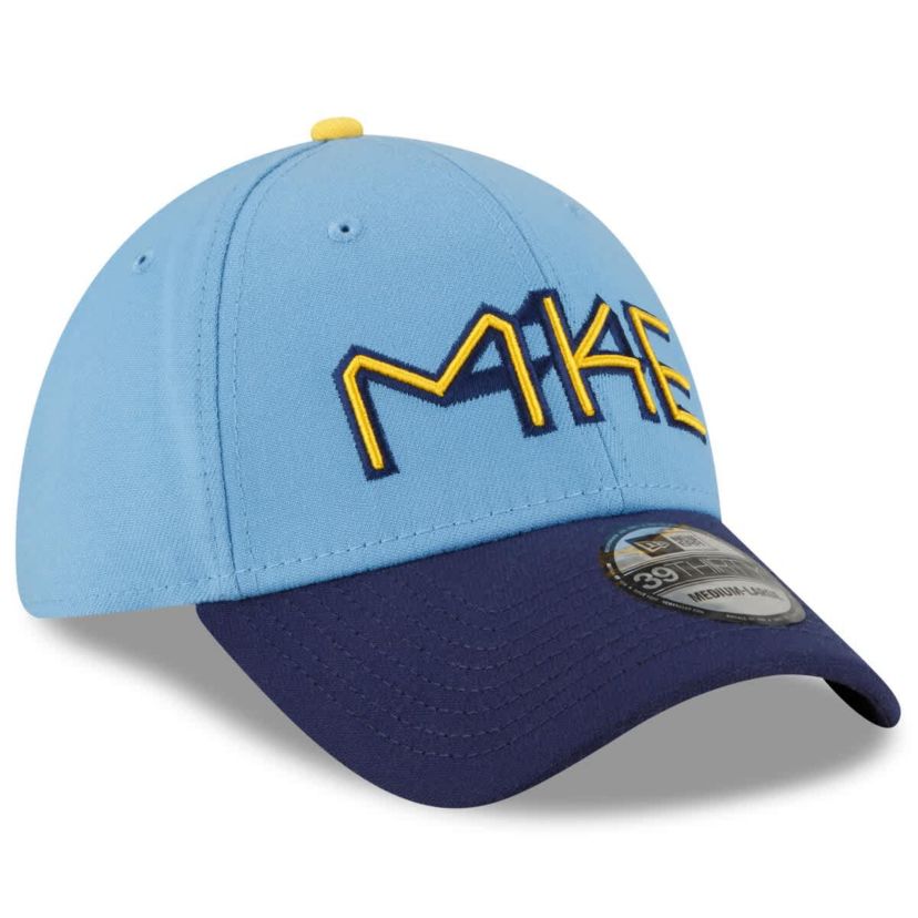 MLB Powder Milwaukee Brewers 2022 City Connect 39THIRTY Flex Hat