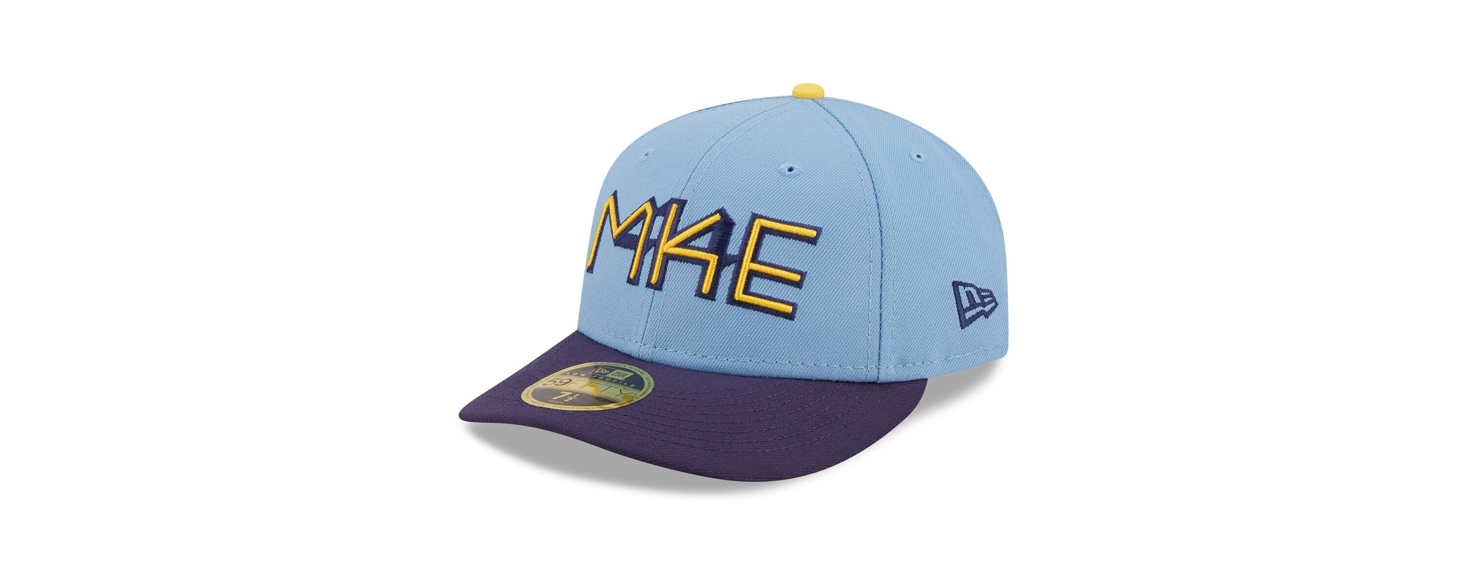MLB Powder Milwaukee Brewers 2022 City Connect Low 59FIFTY Fitted Hat