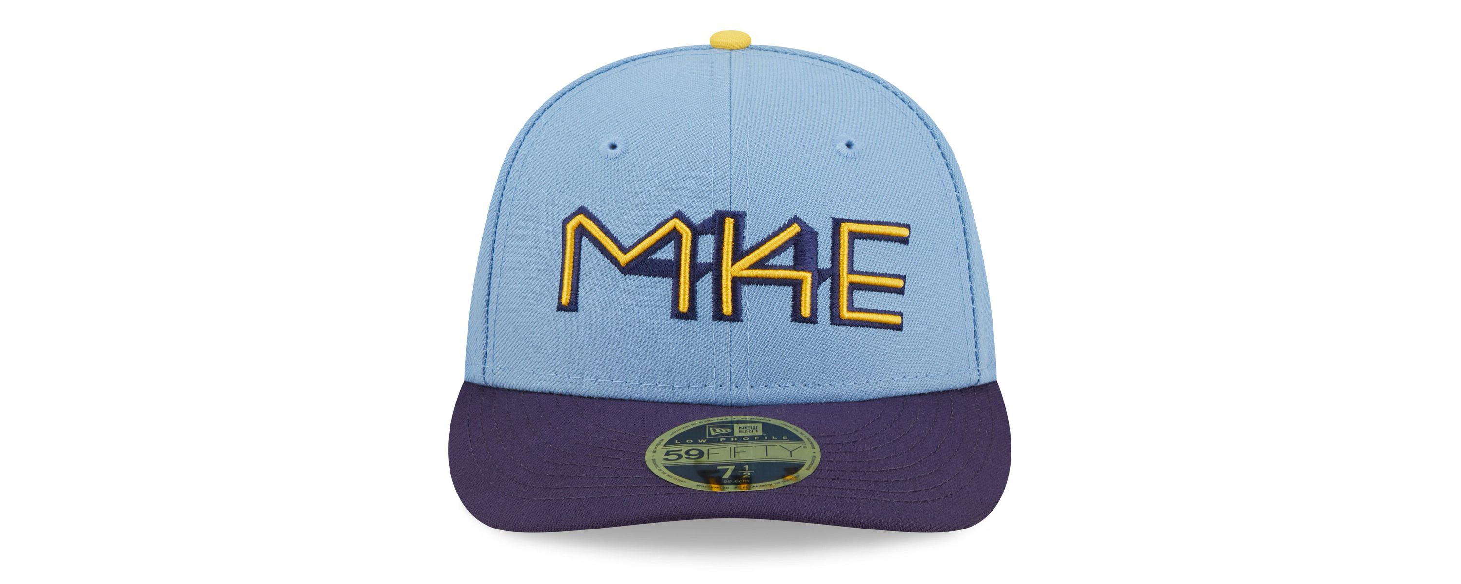 MLB Powder Milwaukee Brewers 2022 City Connect Low 59FIFTY Fitted Hat