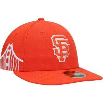 New Era Men's MLB San Francisco Giants City Connect Low 59FIFTY Fitted Hat, Orange, 7 1/2 -  0196313182073