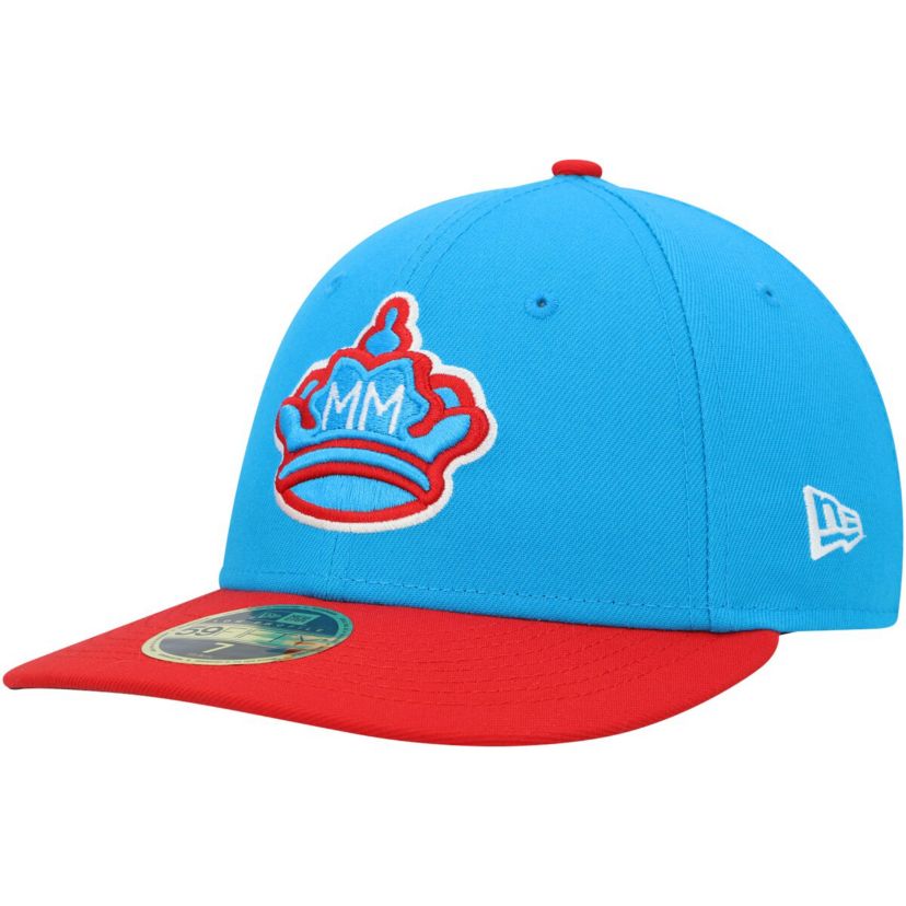 MLB Blue/Red Miami Marlins City Connect 59FIFTY Fitted Hat