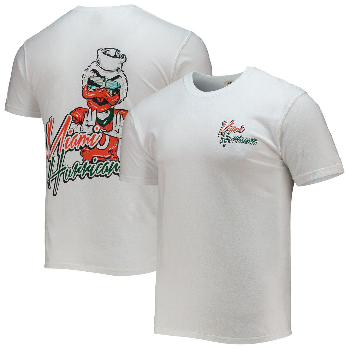 Miami (FL) Hurricanes NCAA Miami Hurricanes Mascot Bandana T-Shirt