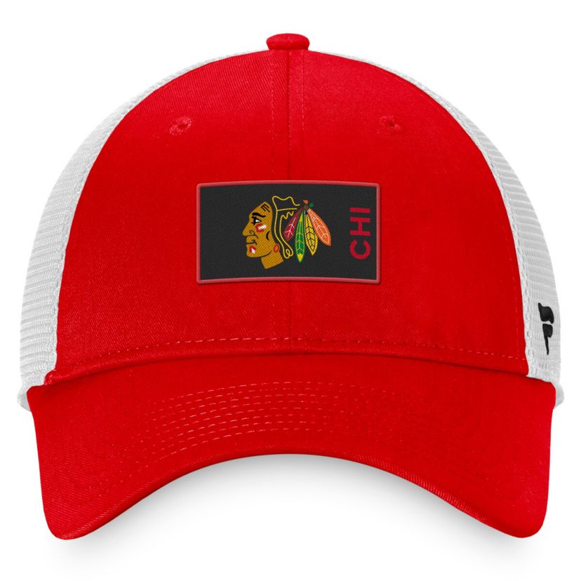NHL Fanatics Chicago Blackhawks Authentic Pro Rink Trucker Snapback Hat