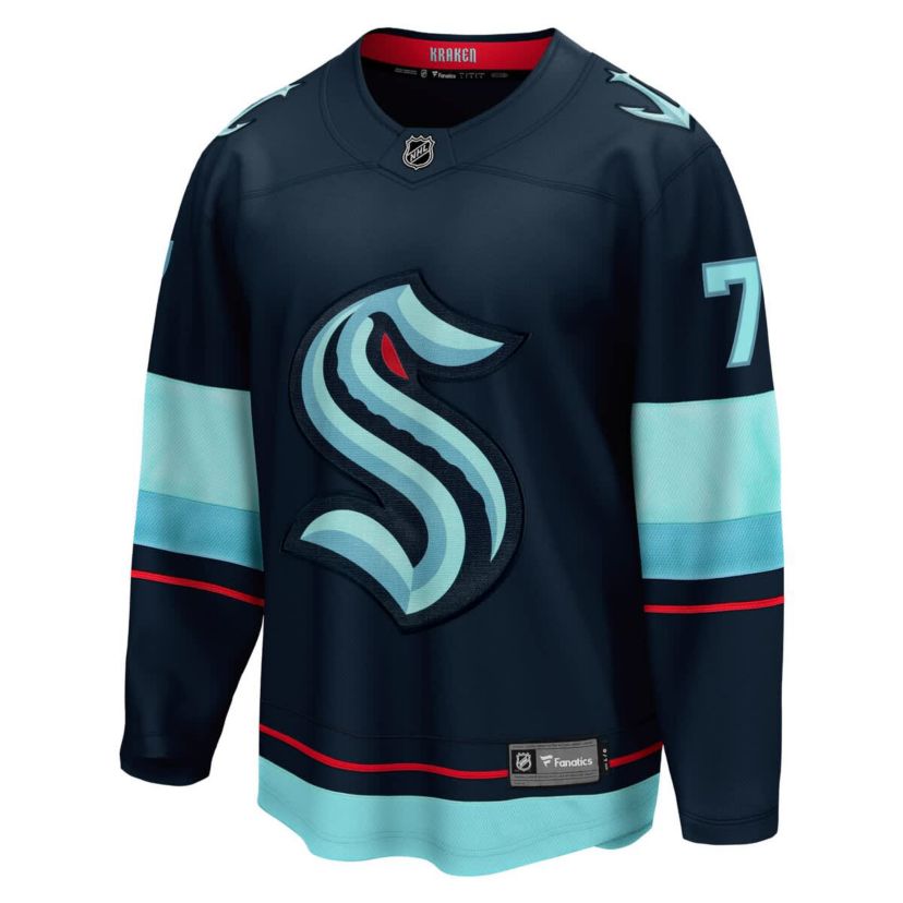 NHL Fanatics Jordan Eberle Seattle Kraken Home Breakaway Player Jersey