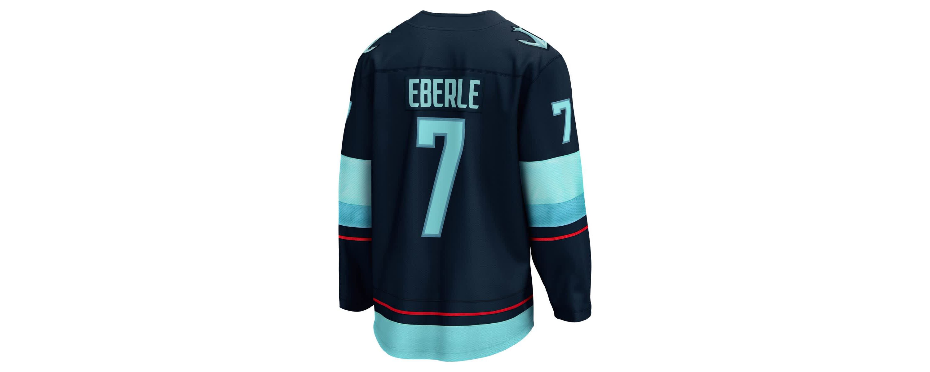 NHL Fanatics Jordan Eberle Seattle Kraken Home Breakaway Player Jersey