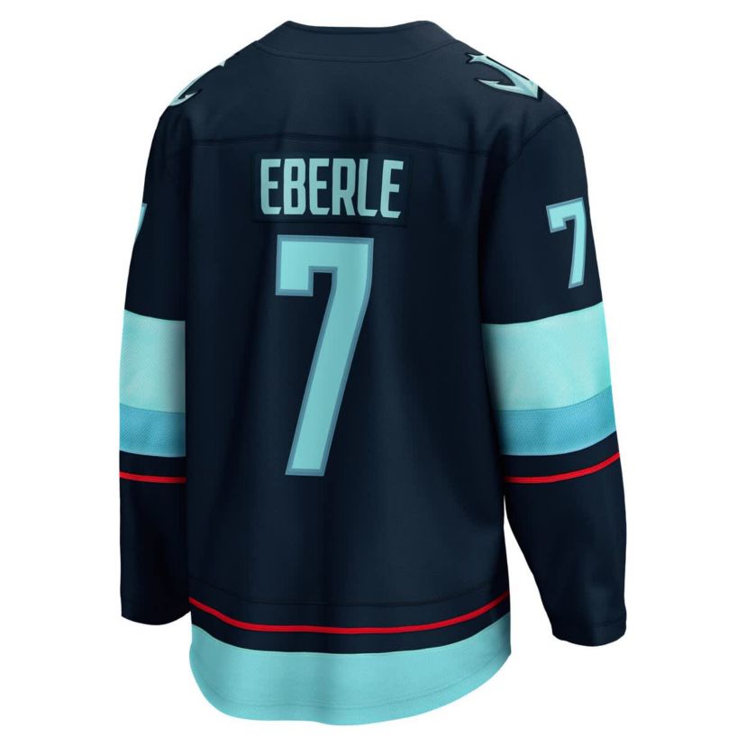 NHL Fanatics Jordan Eberle Seattle Kraken Home Breakaway Player Jersey