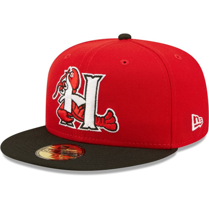 MiLB Hickory Crawdads Authentic Collection Team Home 59FIFTY Fitted Hat