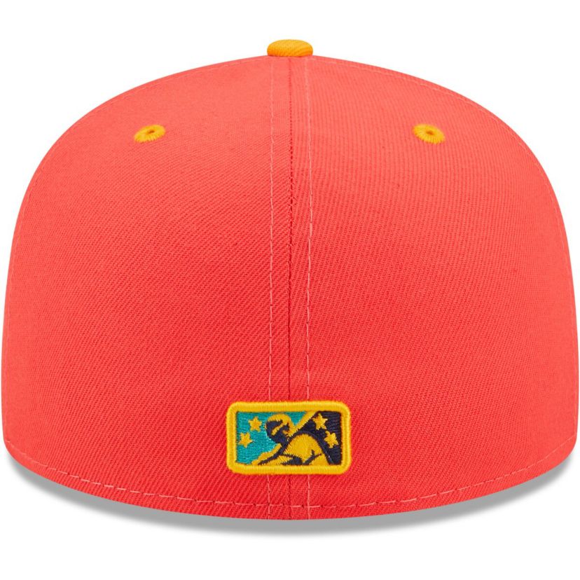 MiLB Coral/Turquoise Gallos de Delmarva Copa De La Diversion 59FIFTY Fitted Hat