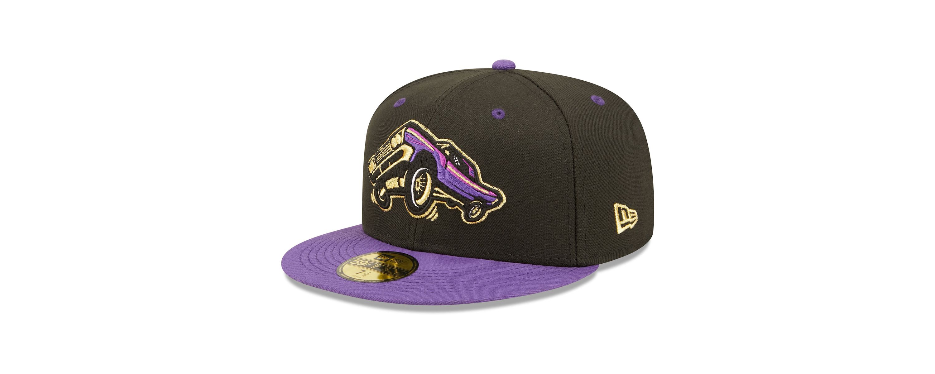 MiLB Black/Purple Lowriders de Fresno Copa De La Diversion 59FIFTY Fitted Hat
