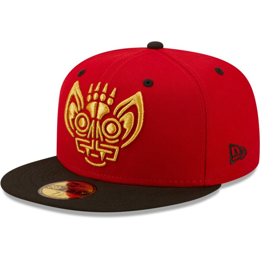 MiLB Red/Black Murciélagos de Louisville Copa De La Diversion 59FIFTY Fitted Hat