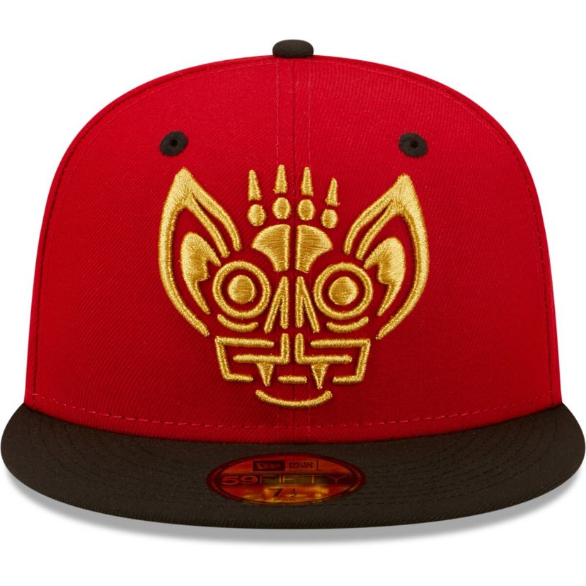 MiLB Red/Black Murciélagos de Louisville Copa De La Diversion 59FIFTY Fitted Hat