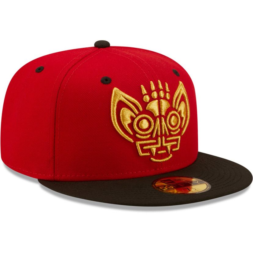 MiLB Red/Black Murciélagos de Louisville Copa De La Diversion 59FIFTY Fitted Hat