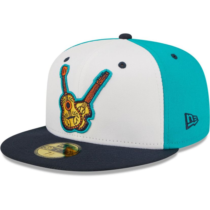 MiLB White/Black Vihuelas de Nashville Copa De La Diversion 59FIFTY Fitted Hat