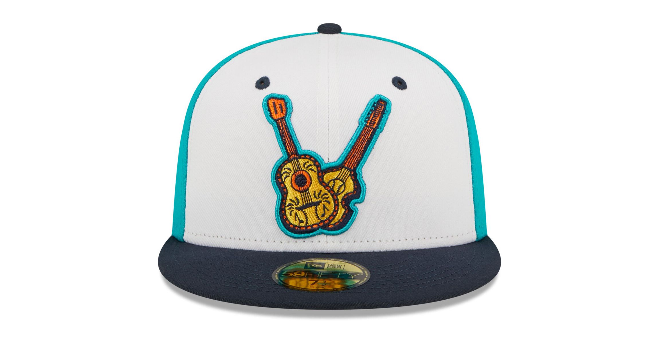 MiLB White/Black Vihuelas de Nashville Copa De La Diversion 59FIFTY Fitted Hat