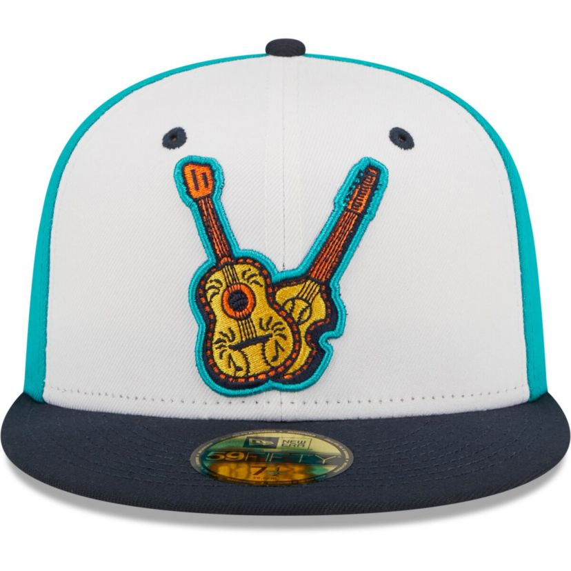 MiLB White/Black Vihuelas de Nashville Copa De La Diversion 59FIFTY Fitted Hat