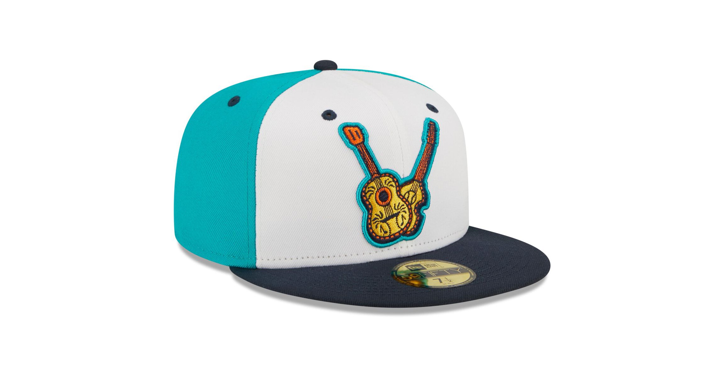 MiLB White/Black Vihuelas de Nashville Copa De La Diversion 59FIFTY Fitted Hat