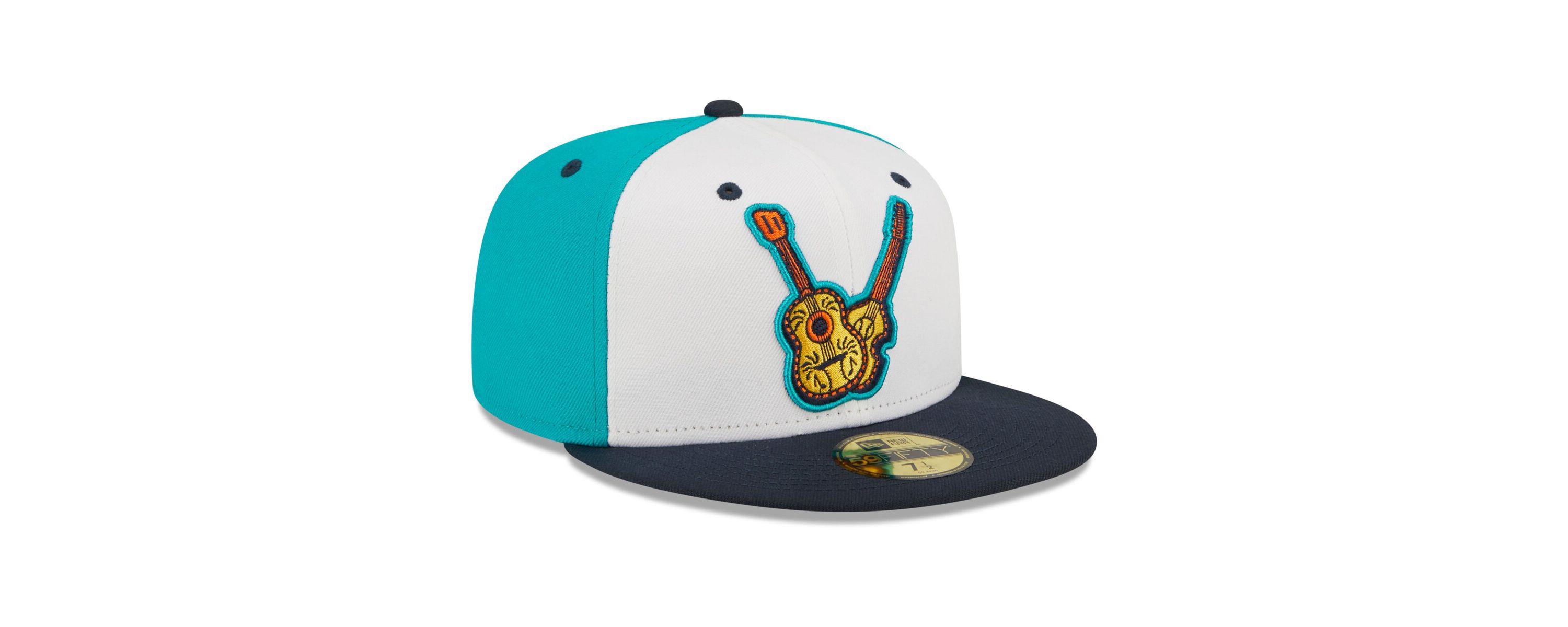 MiLB White/Black Vihuelas de Nashville Copa De La Diversion 59FIFTY Fitted Hat