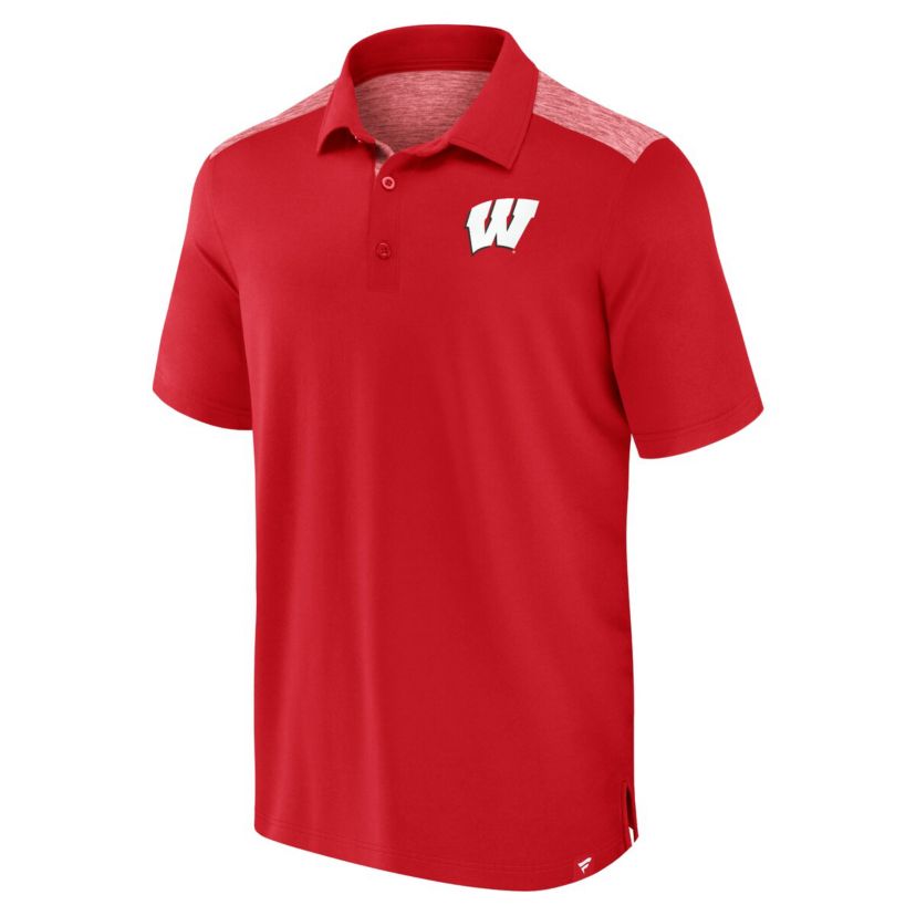 NCAA Fanatics Wisconsin Badgers Long Shot Polo