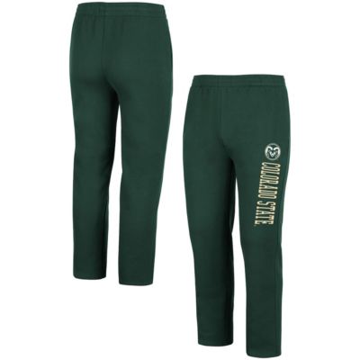 Colosseum Men's NCAA Colorado State Rams Fleece Pants, Green, XL