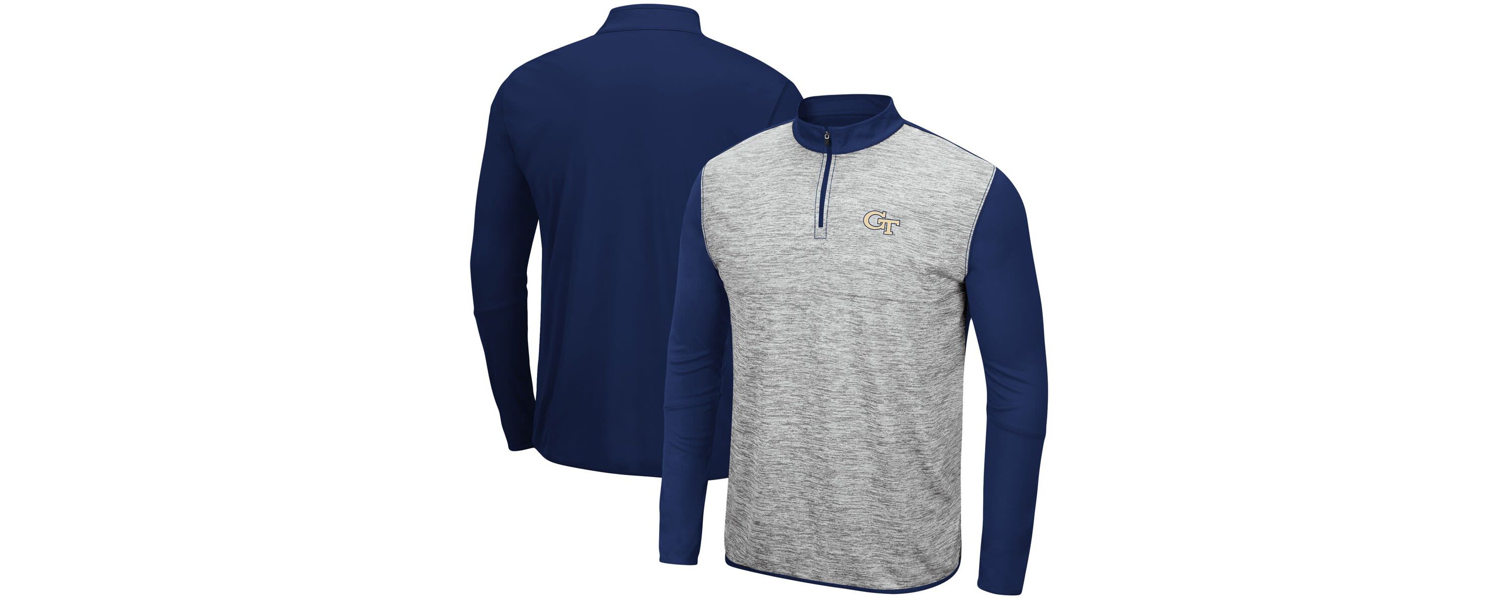 Georgia Tech Yellow Jackets NCAA Georgia Tech Jackets Prospect Space-Dye Quarter-Zip Jacket