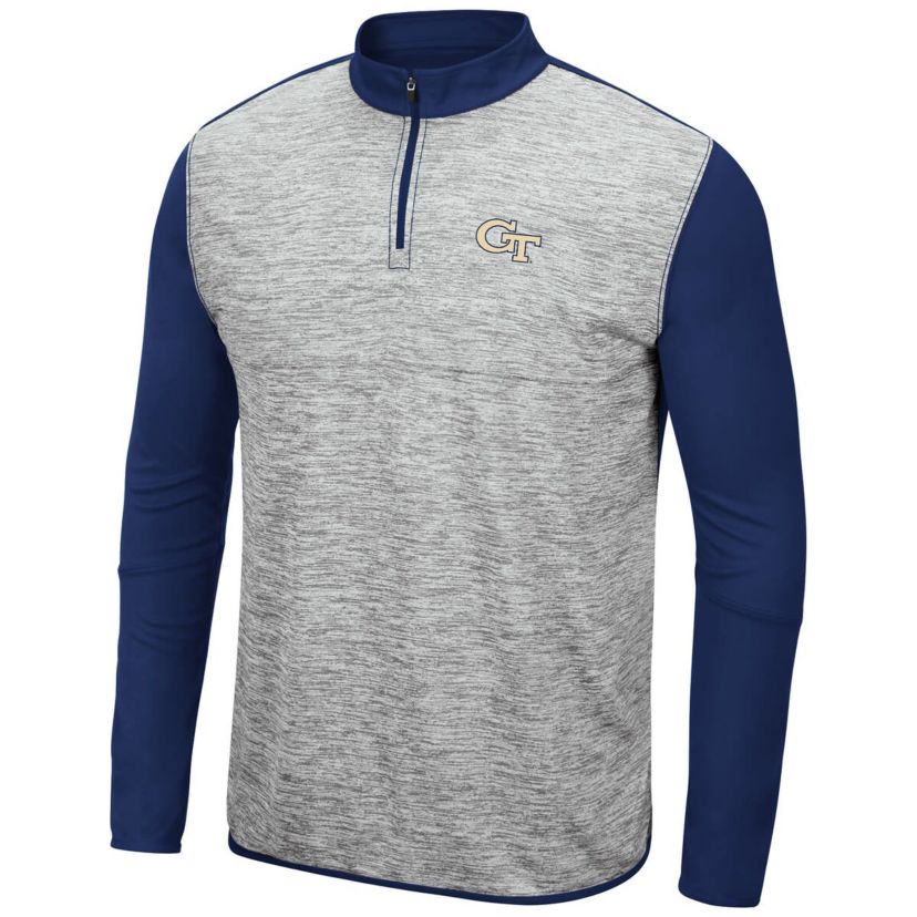 Georgia Tech Yellow Jackets NCAA Georgia Tech Jackets Prospect Space-Dye Quarter-Zip Jacket