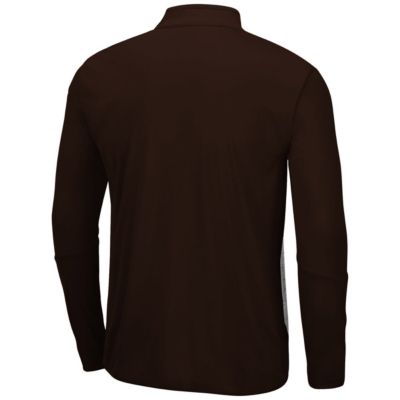 NCAA ed Gray/Brown Wyoming Cowboys Prospect Quarter-Zip Jacket